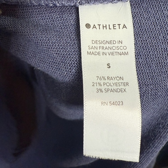 Athleta Harmony Wrap Long Sleeve Hooded Open Front Cardigan Sweater W1097 Sz S - Picture 10 of 12